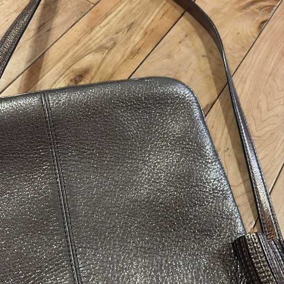 Kate Spade Silver/Bronze Leather Crossbody Bag - Picture 7 of 7